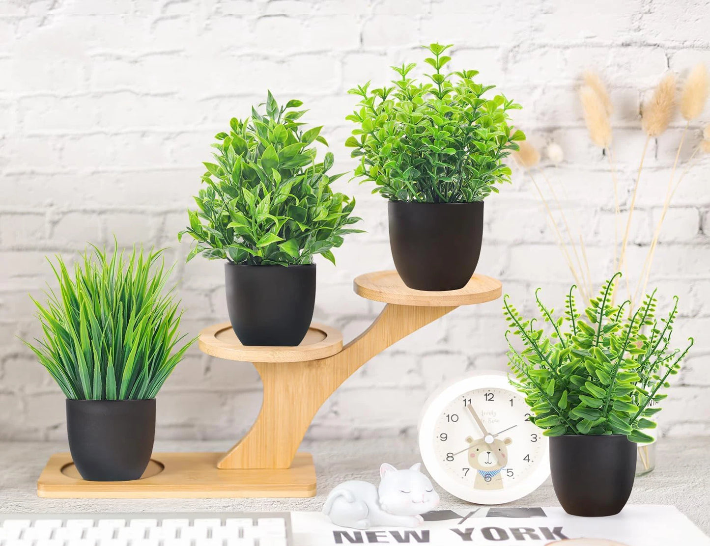 EJVS™ 4-Pack Home Office Table Decor