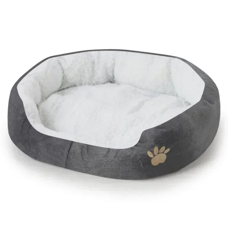 EJVS™  Dog Beds for Large Dogs Cashmere Warming Pet Dog Bed Sofa Lounger Cat Nest Baskets Plush Kennel Bed Comfortable Pet Supplies