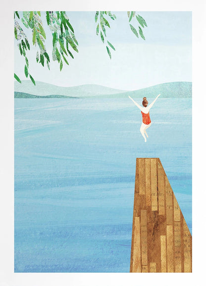 EJVS™ Summer Beach Canvas Wall Art