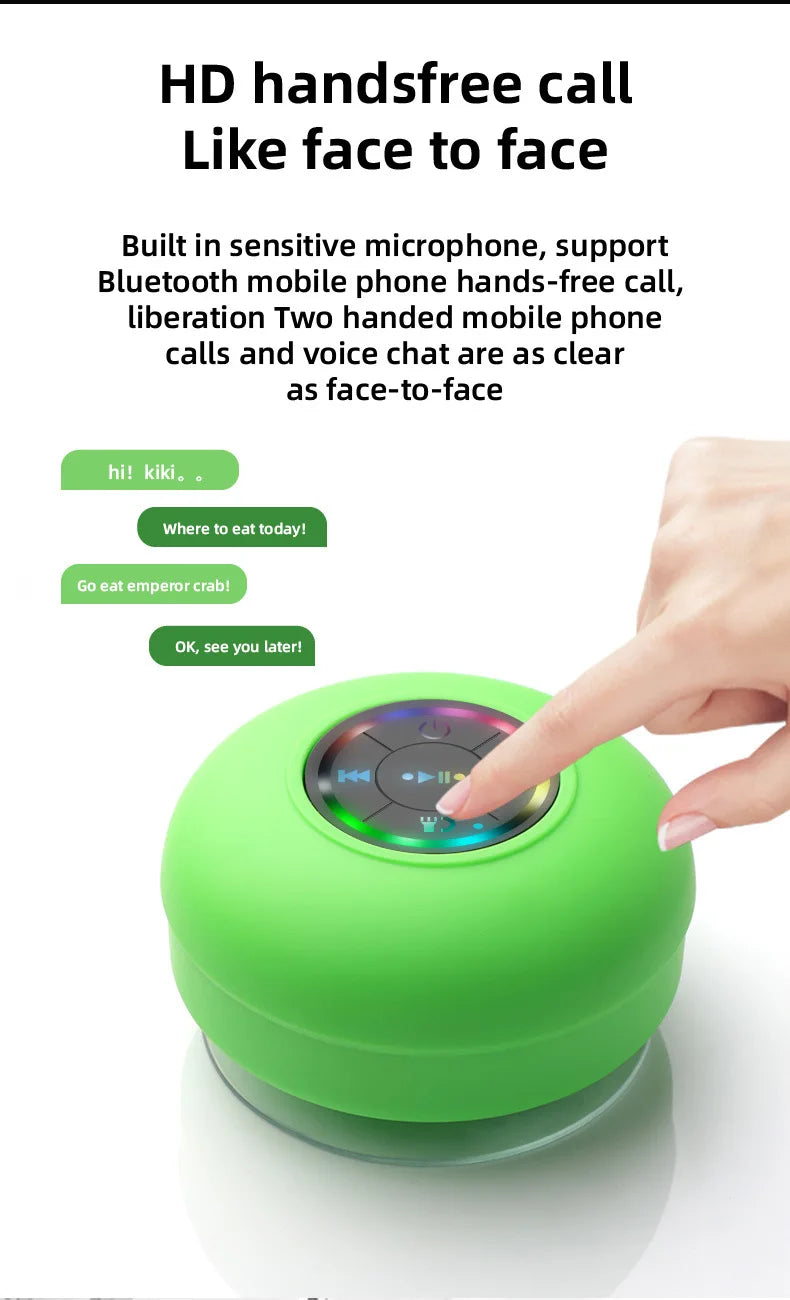 EJVS™  Mini Bluetooth Waterproof Wireless Shower - RGB Lights