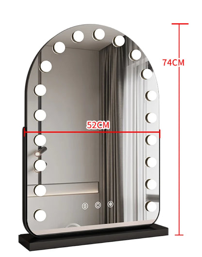 EJVS™ Arched LED Makeup Mirror – 10x Magnification