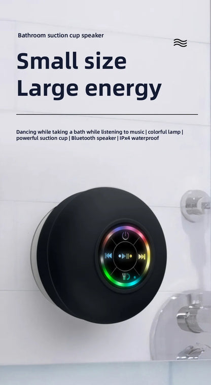 EJVS™  Mini Bluetooth Waterproof Wireless Shower - RGB Lights