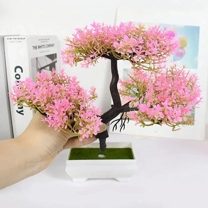 EJVS™ Artificial Bonsai Plant – Small Potted Tree