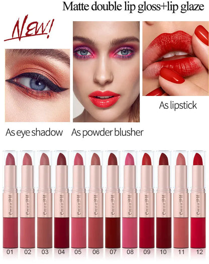 EJVS™ 3 Color Gloss Waterproof Lipstick