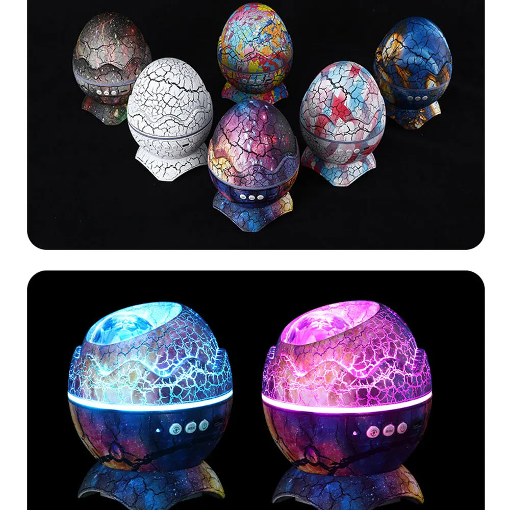 EJVS™ Galaxy & Dinosaur Egg Star Projector