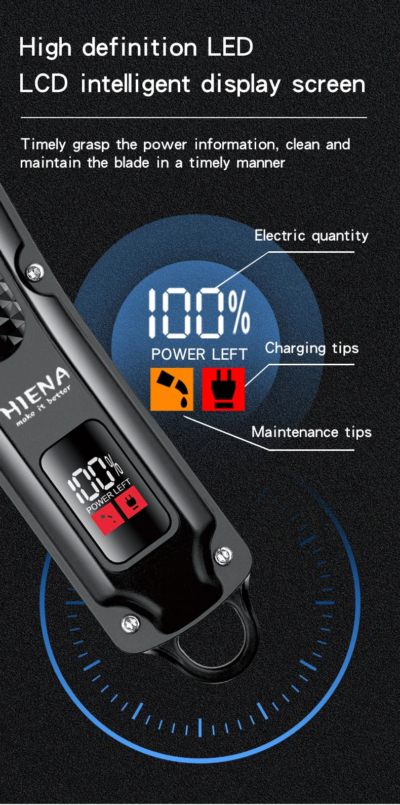 EJVS™  Rechargeable Men's Electric Hair Clipper