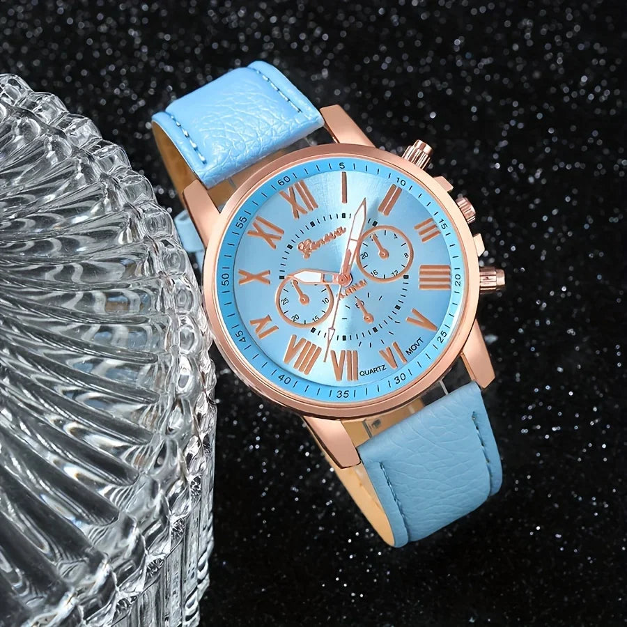 EJVS™  5pcs Women's Quartz Watch Set