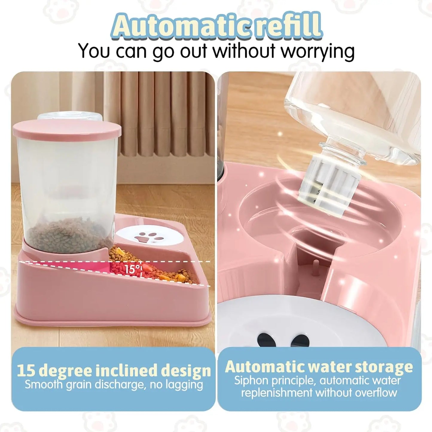 EJVS™  Automatic Cat Feeder Water Dispenser