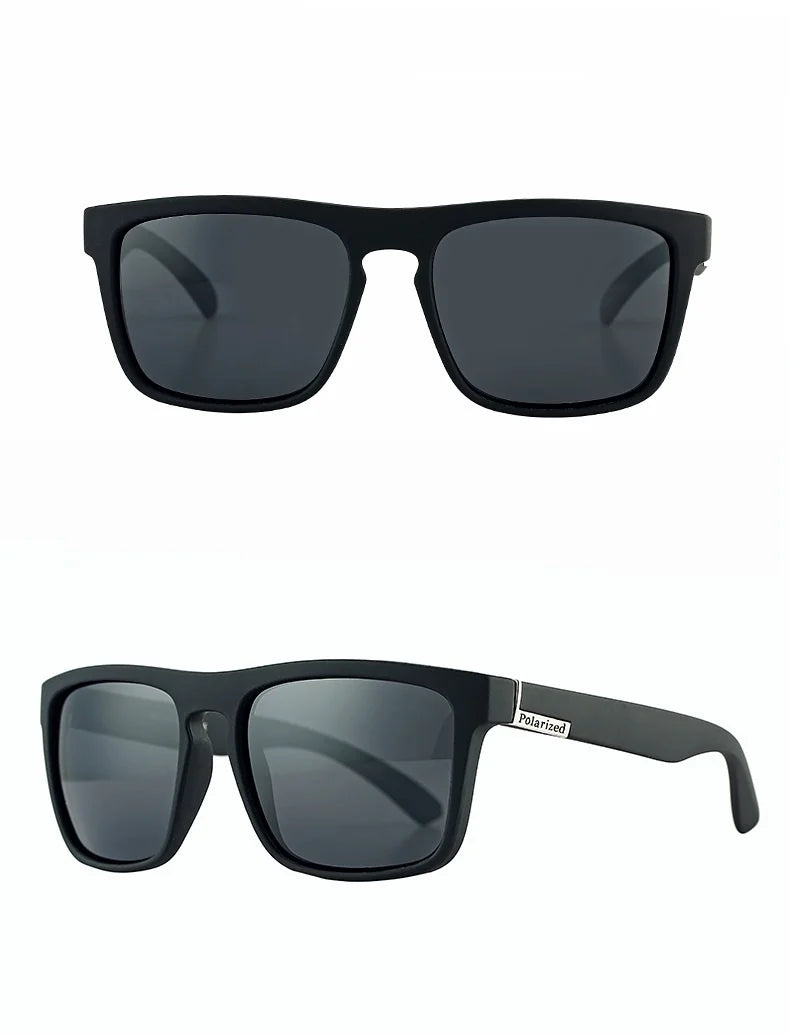 EJVS™  Fashion Square Vintage Polarized Sunglasses Men Women Retro Driving Fishing Luxury Brand Designer Sun Glasses UV400 Eyewear