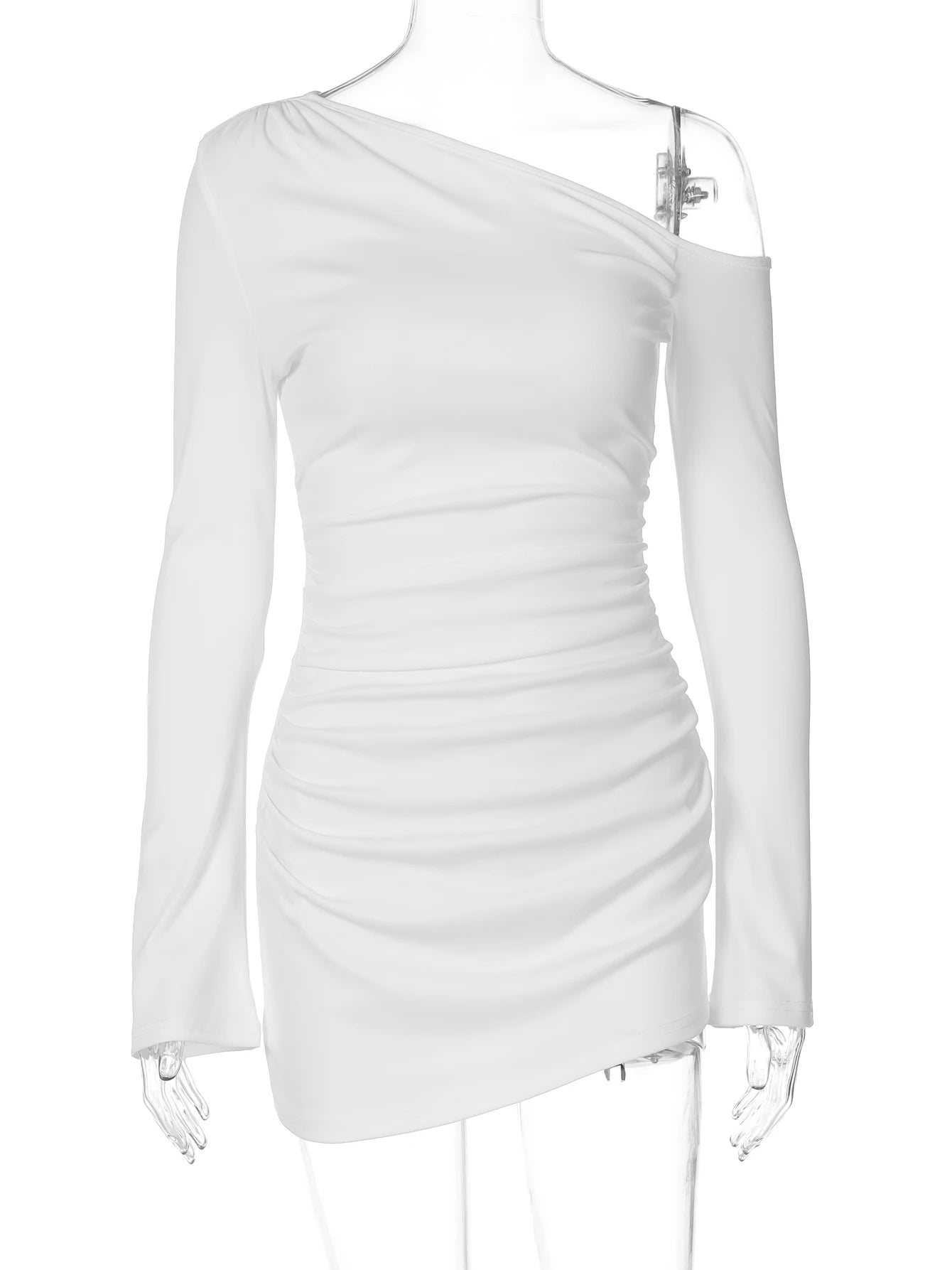 EJVS™ Dulzura Inclined Shoulder Mini Dress