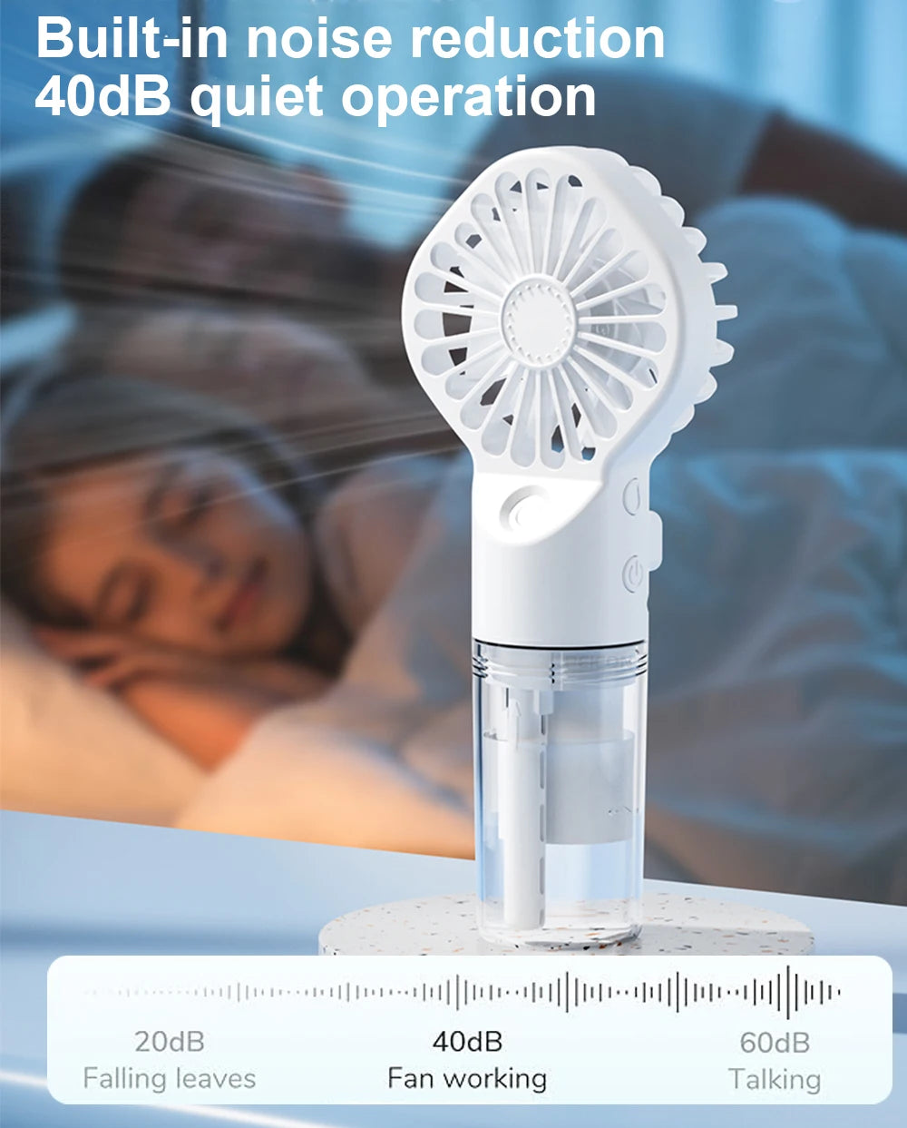 EJVS™ Rechargeable Mini Humidifier Fan