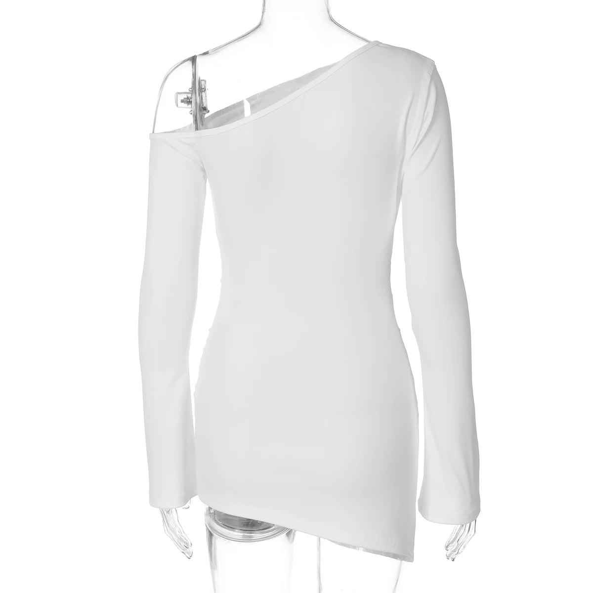 EJVS™ Dulzura Inclined Shoulder Mini Dress