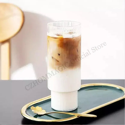 Glass Drinkware – Latte, Coffee, Tea, Juice & Whiskey Mug