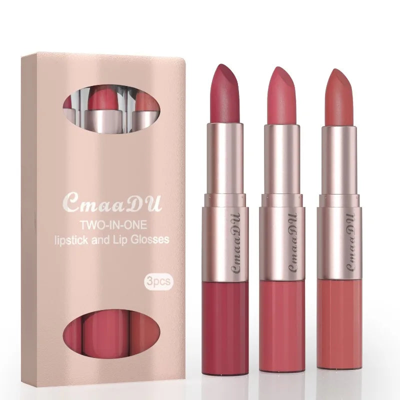 EJVS™ 3 Color Gloss Waterproof Lipstick