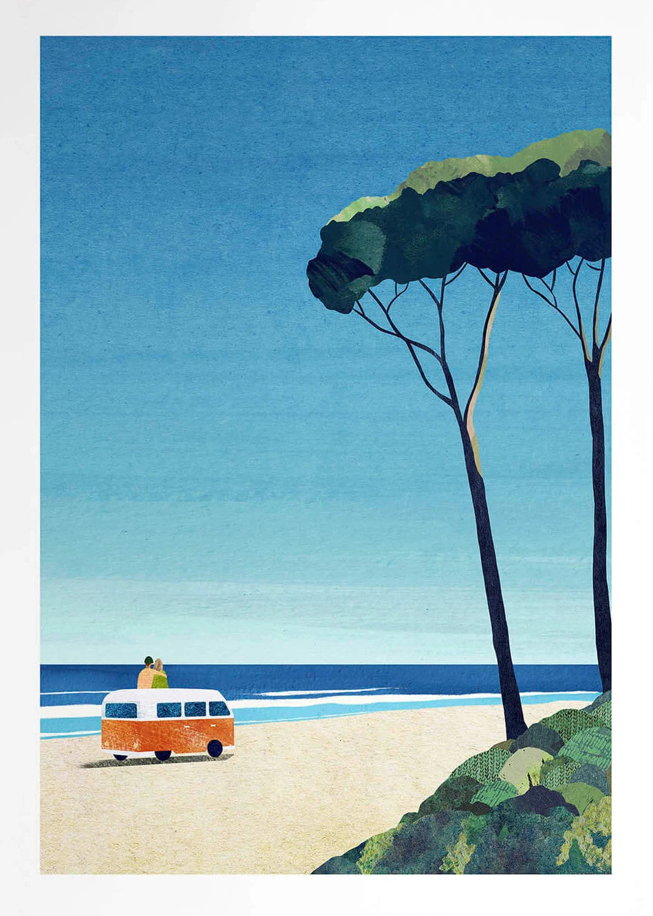 EJVS™ Summer Beach Canvas Wall Art