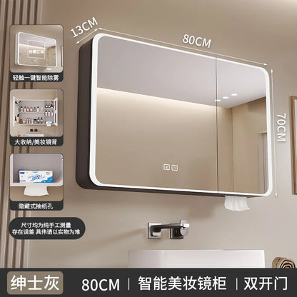 EJVS™ Arc Smart Bathroom Mirror Cabinet