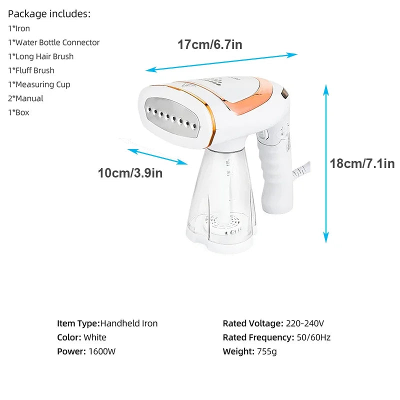 EJVS™ Travel Clothes Steamer