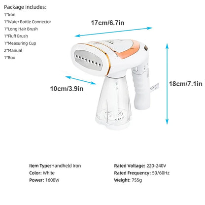 EJVS™ Travel Clothes Steamer