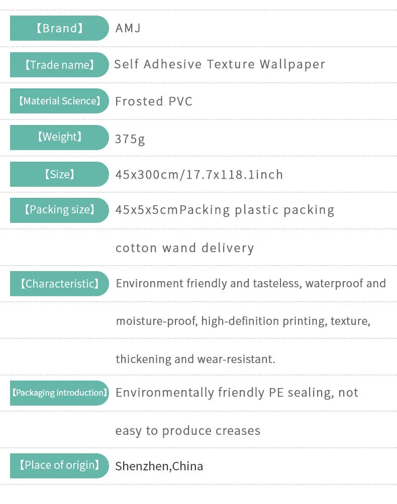 EJVS™ Peel & Stick Botanical Wall Mural