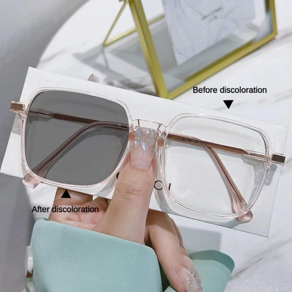 EJVS™  Photochromic Anti Radiation Glasses Metal Eyeglass For Women & Men