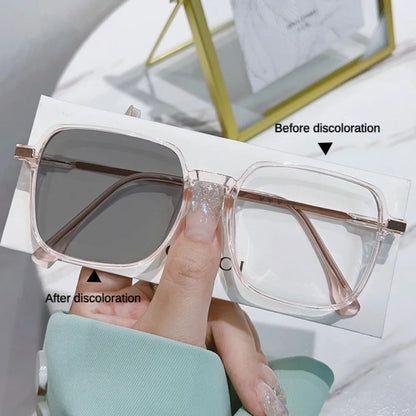 EJVS™  Photochromic Anti Radiation Glasses Metal Eyeglass For Women & Men