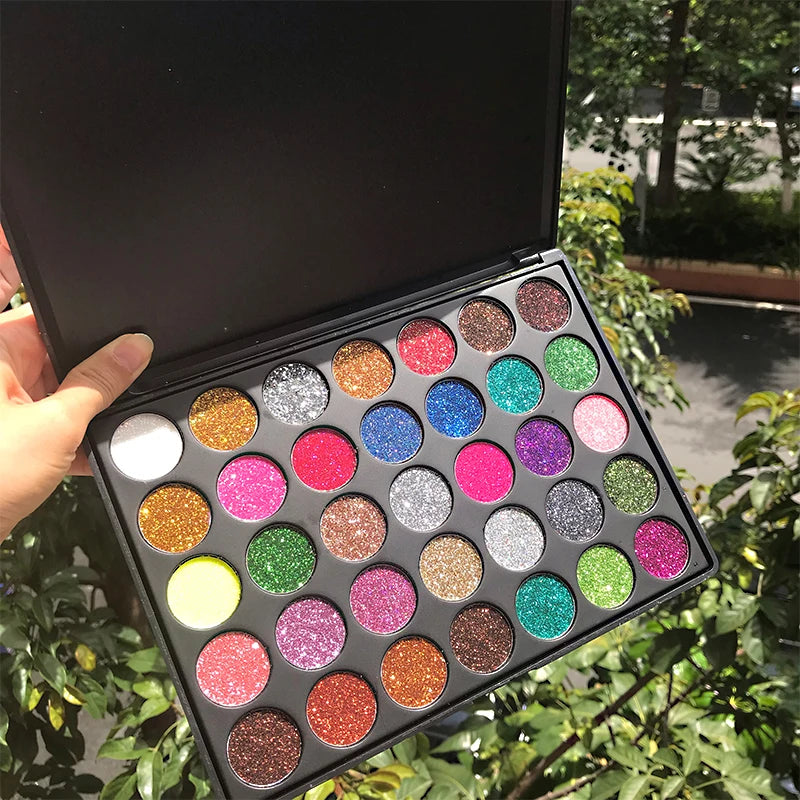 EJVS™ 35 Color Glitter Metallic Eyeshadow