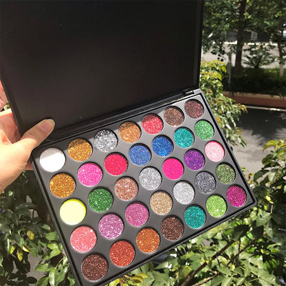 EJVS™ 35 Color Glitter Metallic Eyeshadow
