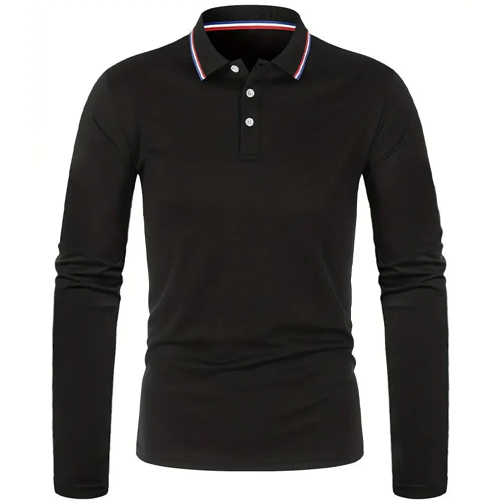 EJVS™ Long Sleeved Polo T-Shirt