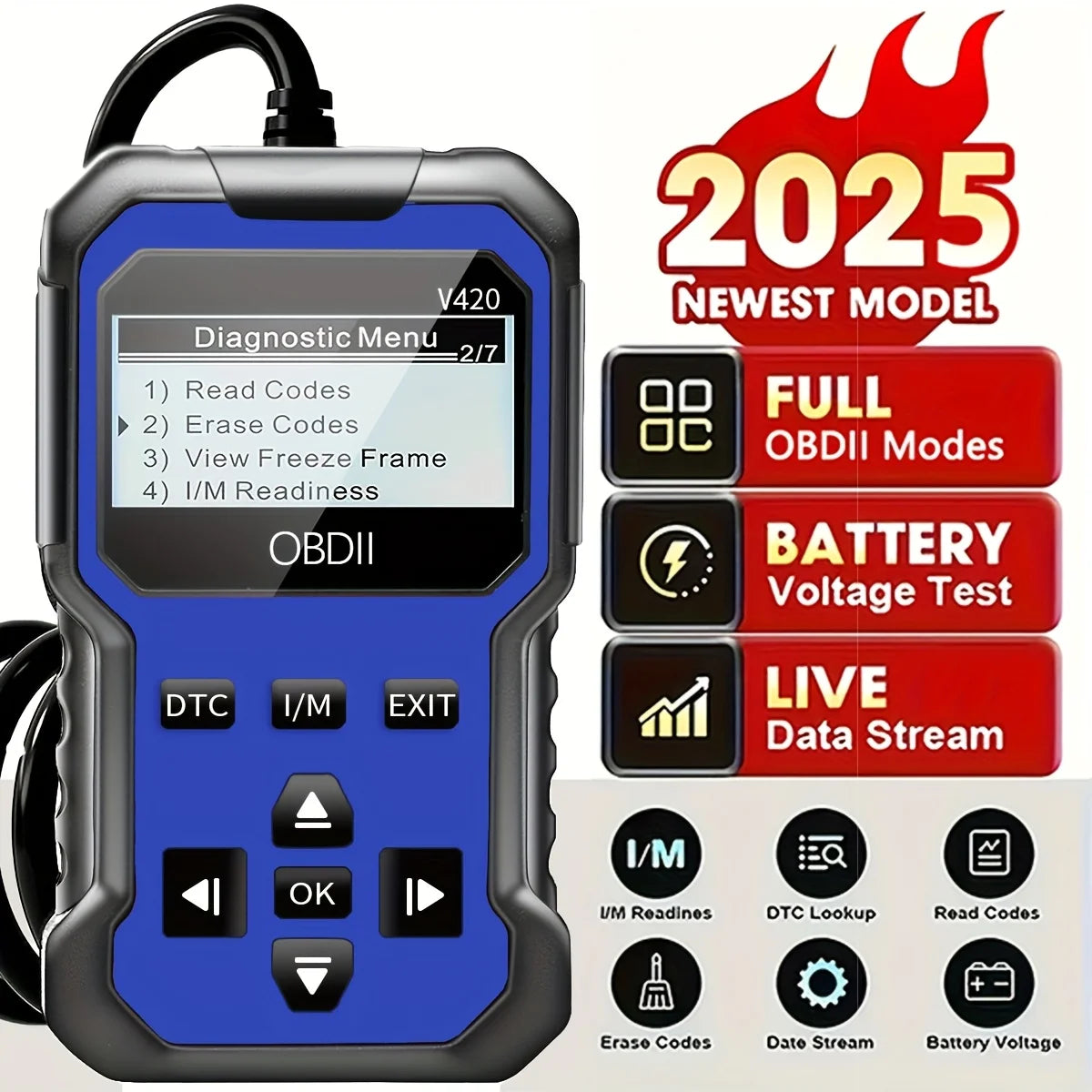 EJVS™ OBD2 Diagnostic Scanner Tool
