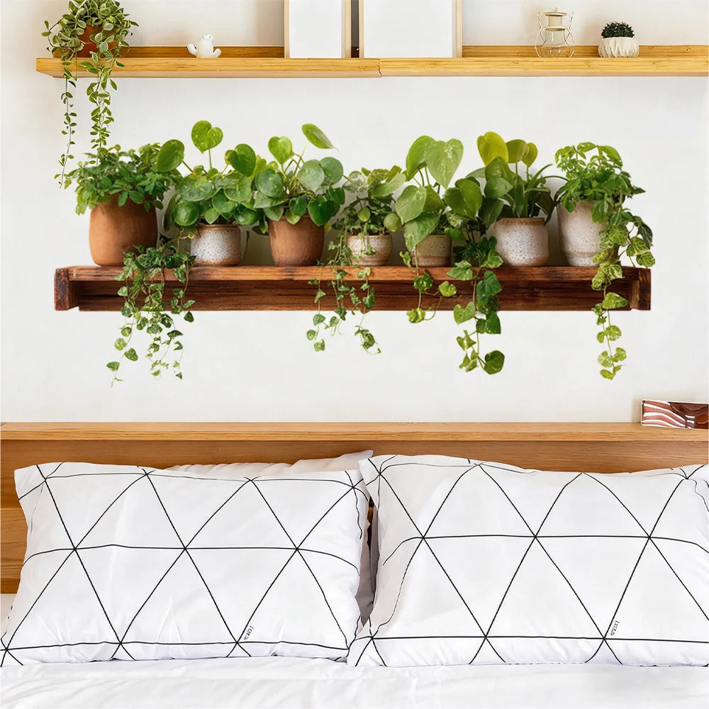 EJVS™ Green Vine Wall Stickers