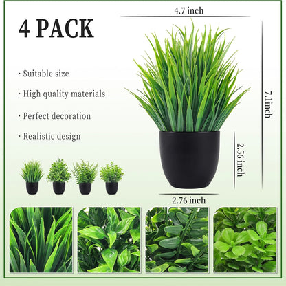 EJVS™ 4-Pack Home Office Table Decor