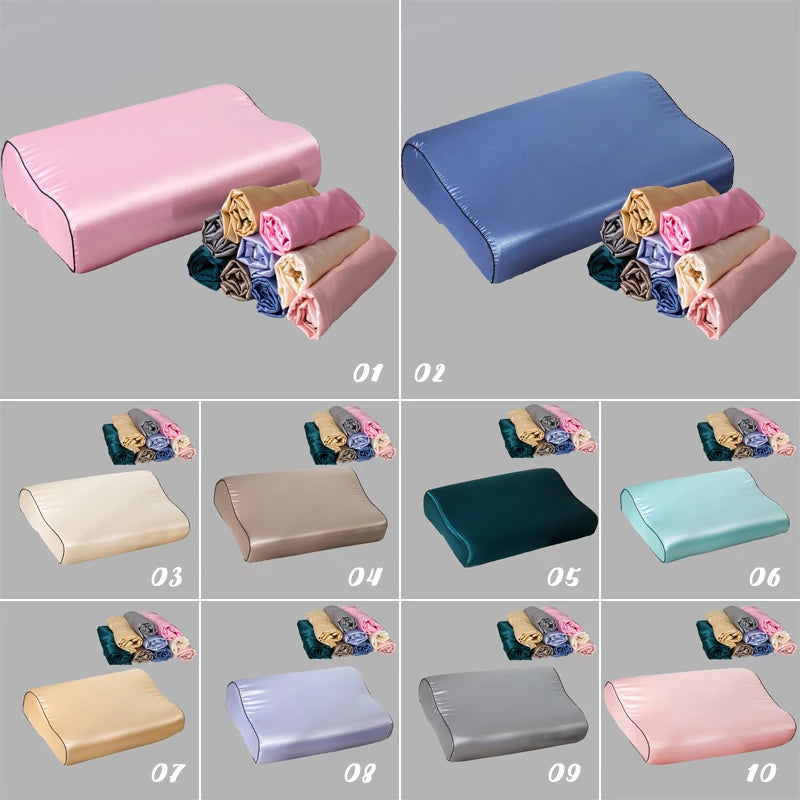 EJVS™  Luxury Satin Pillowcase - Memory Foam