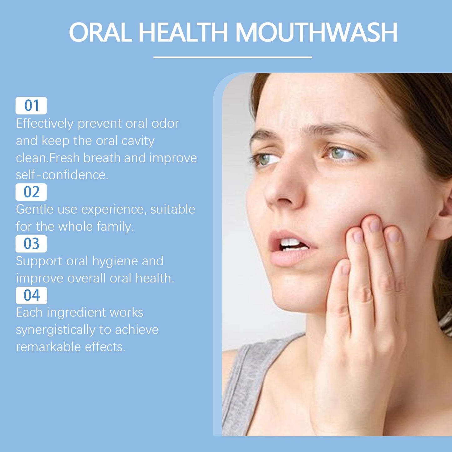 EJVS™  Gum Repair Drops Relieve Receding Gingival Gum - Oral Periodontal Hygiene