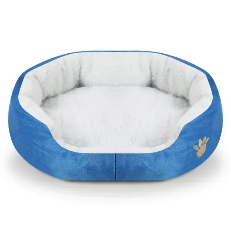 EJVS™  Dog Beds for Large Dogs Cashmere Warming Pet Dog Bed Sofa Lounger Cat Nest Baskets Plush Kennel Bed Comfortable Pet Supplies