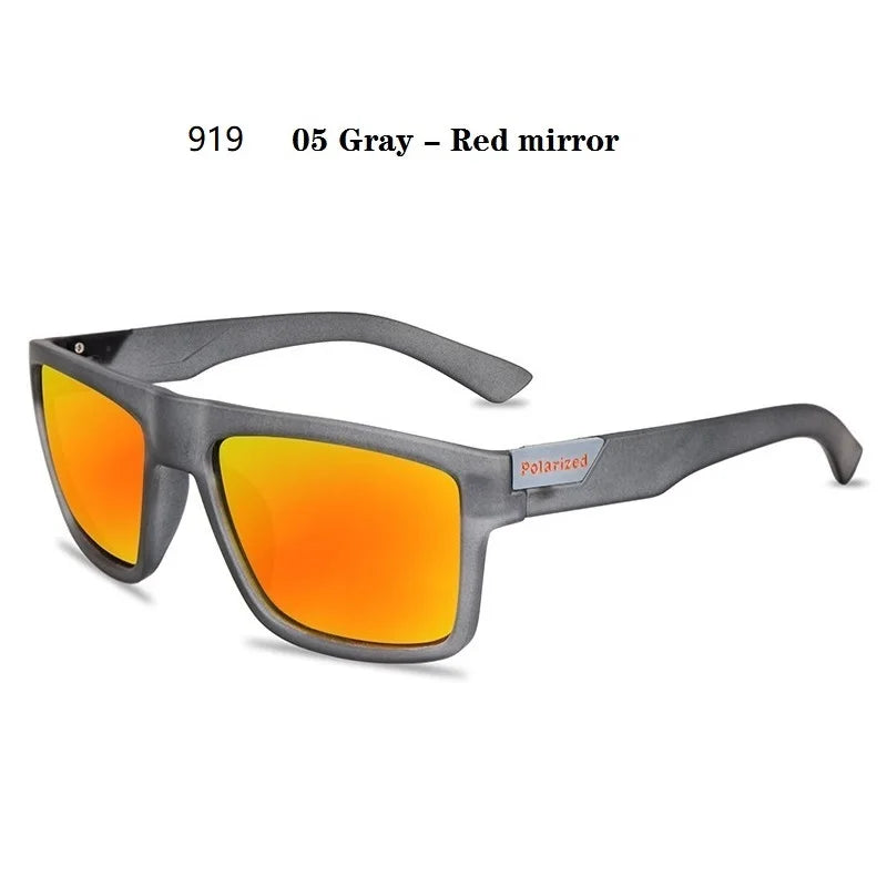 EJVS™  Fashion Square Vintage Polarized Sunglasses Men Women Retro Driving Fishing Luxury Brand Designer Sun Glasses UV400 Eyewear