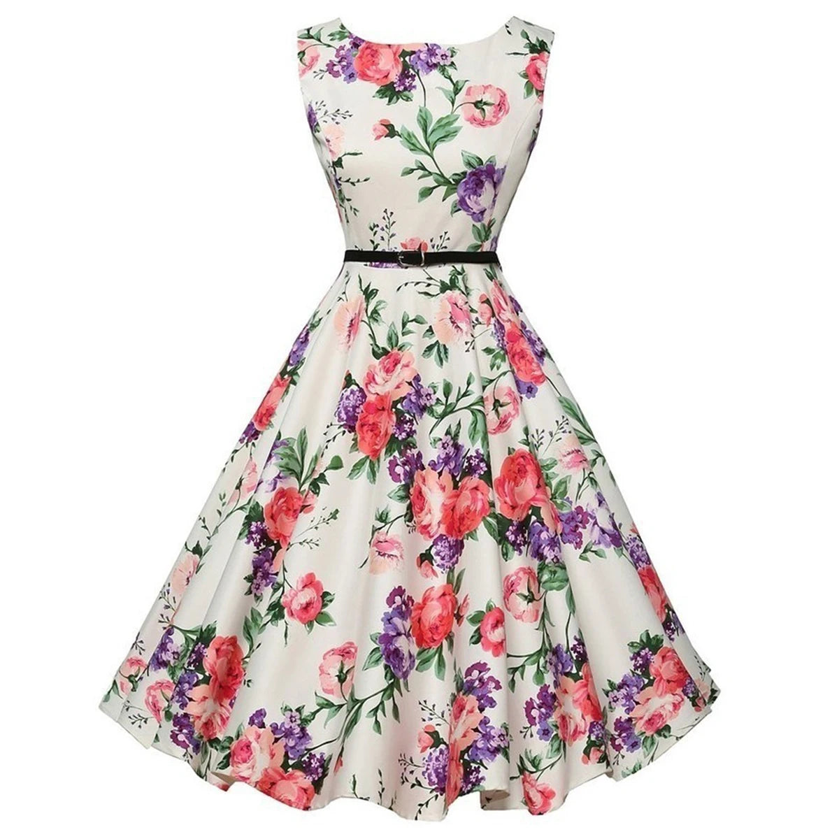 EJVS™  Summer Vestidos Floral Dress