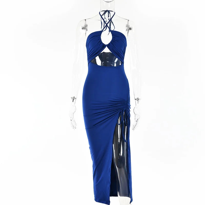 EJVS™  Backless Dresses Slim Dress Bodycon Vestidos Elegantes