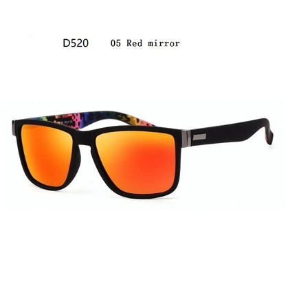 EJVS™  Fashion Square Vintage Polarized Sunglasses Men Women Retro Driving Fishing Luxury Brand Designer Sun Glasses UV400 Eyewear