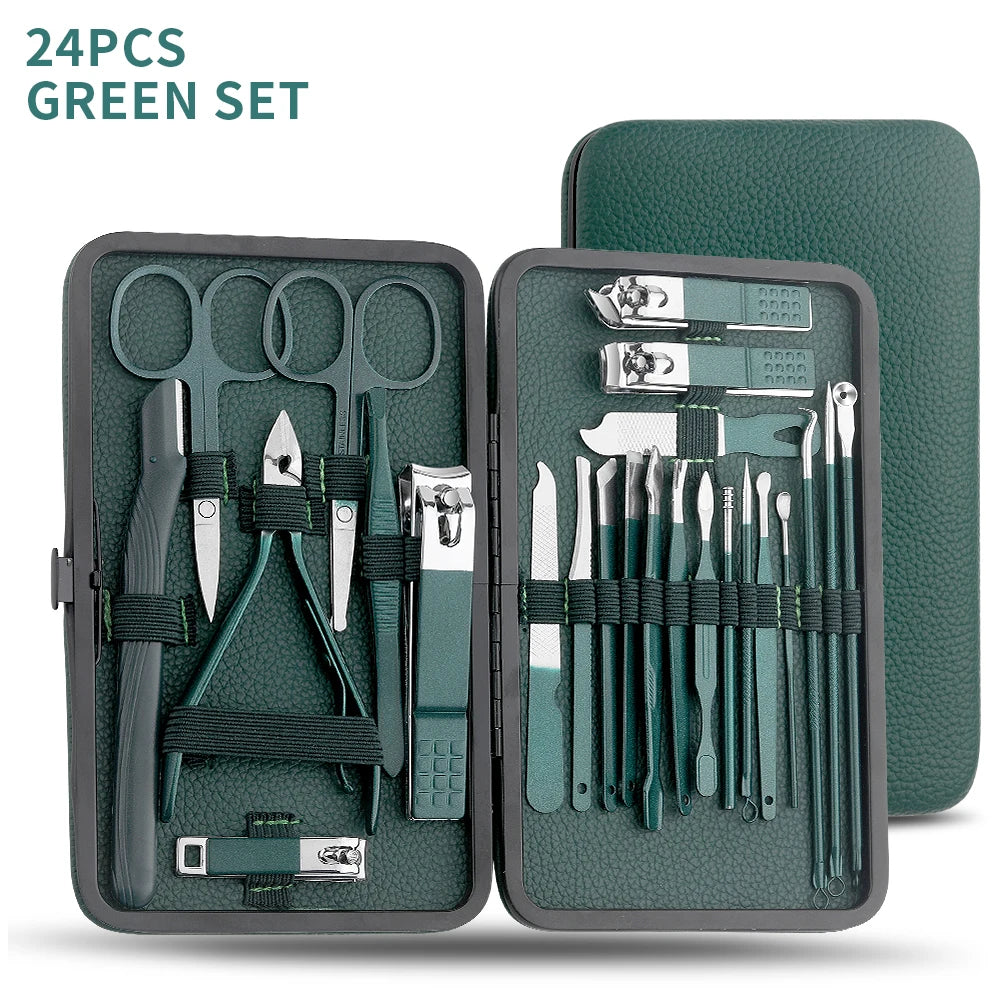 EJVS™ Green Pedicure Clipper Set