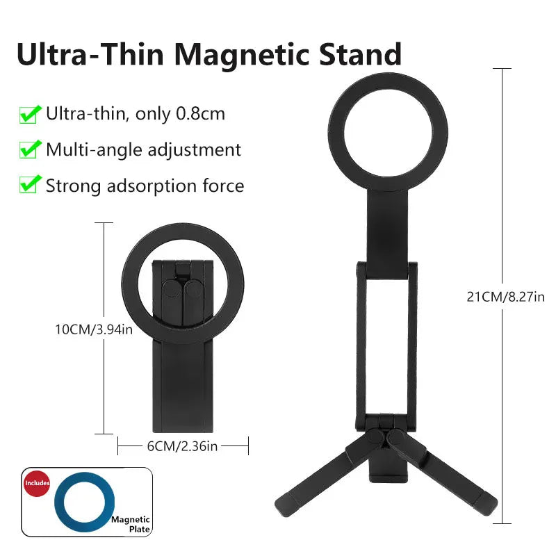 EJVS™ Magnetic Phone Holder Tripod