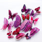 EJVS™  12Pcs 3D Colorful Butterfly Wall Stickers