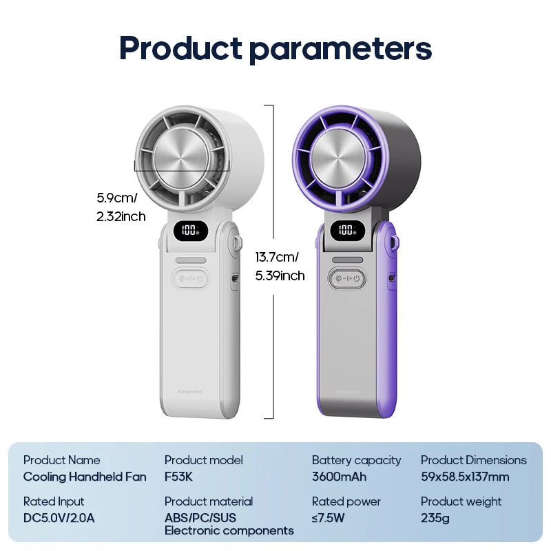 EJVS™ Foldable Handheld Cooling Fan