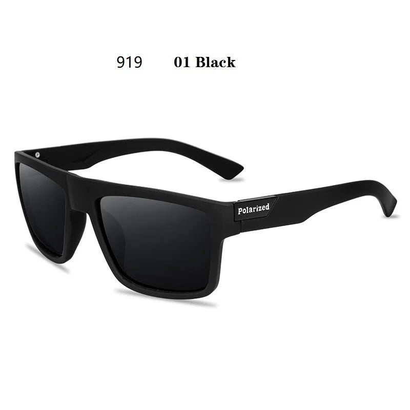 EJVS™  Fashion Square Vintage Polarized Sunglasses Men Women Retro Driving Fishing Luxury Brand Designer Sun Glasses UV400 Eyewear