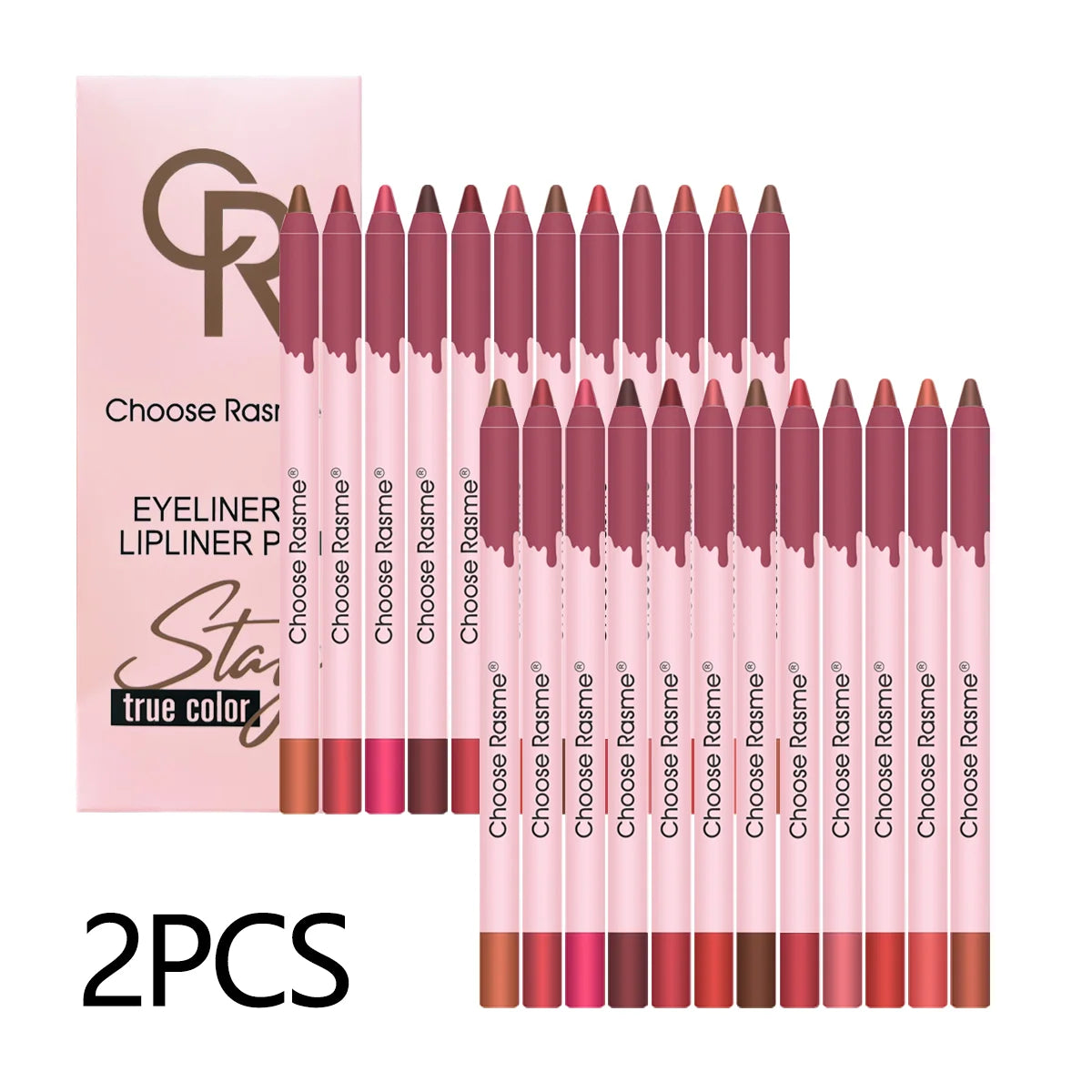 EJVS™  12 Color Sexy Rose Lipstick