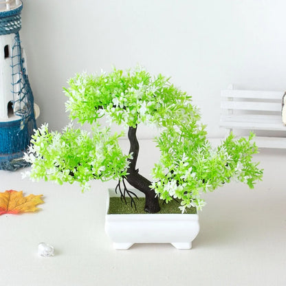 EJVS™ Artificial Bonsai Plant – Small Potted Tree