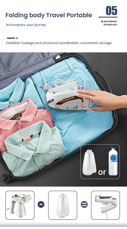 EJVS™ Travel Clothes Steamer