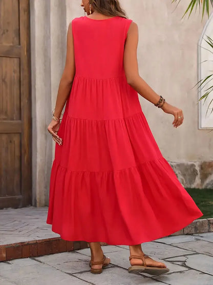 EJVS™ Summer Casual Brand Dress Femme