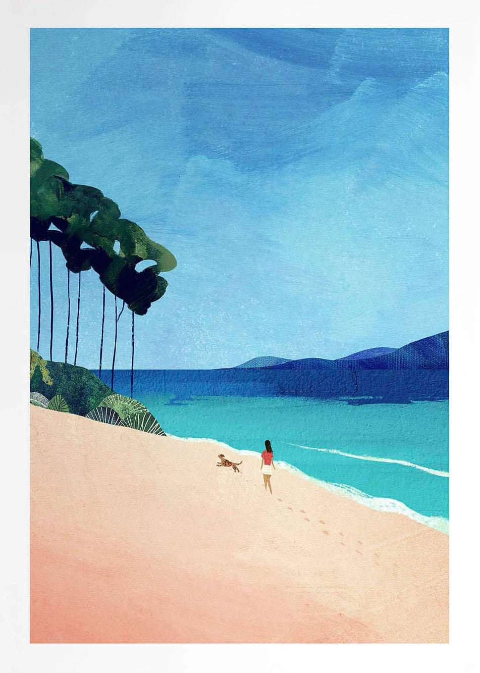 EJVS™ Summer Beach Canvas Wall Art