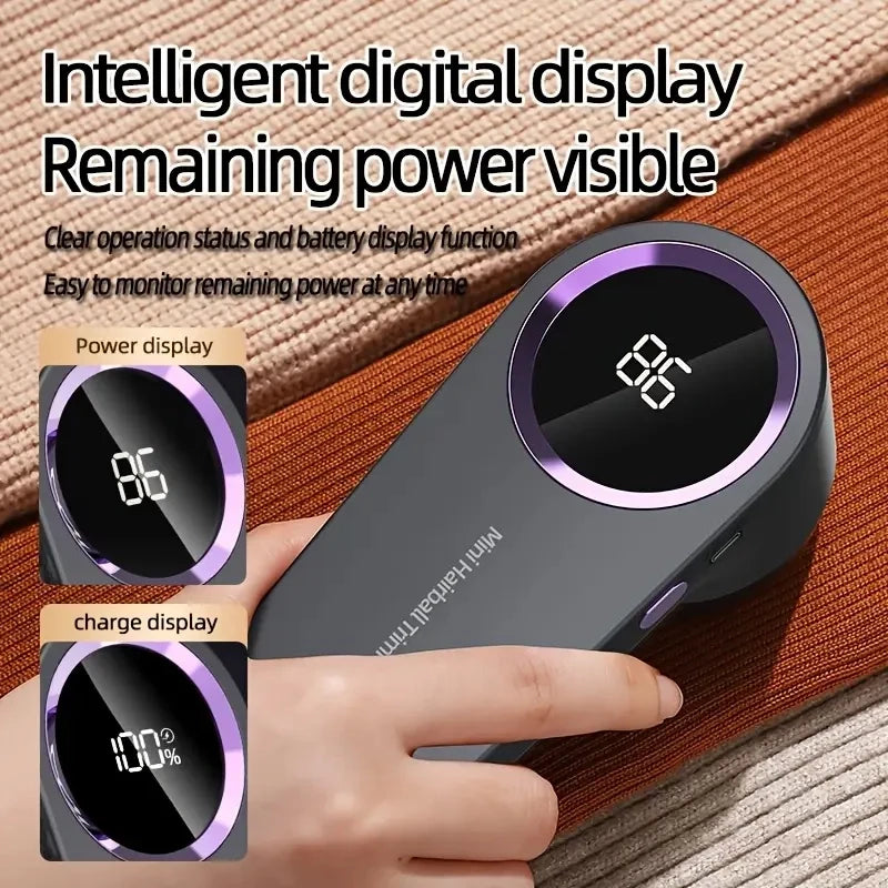 EJVS™  Rechargeable Digital Display Fabric Shaver