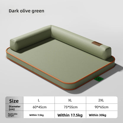 EJVS™  Dog mat suitable for all seasons, medium-sized and large waterproof and tear resistant dog bed, summer removable and washable